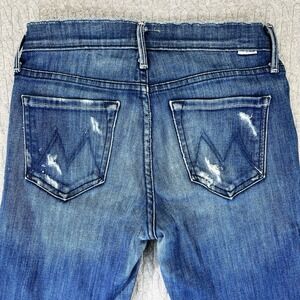 Mother jeans the double‎ fray charmer Women (25/26X29) low rise Slim Fit pants